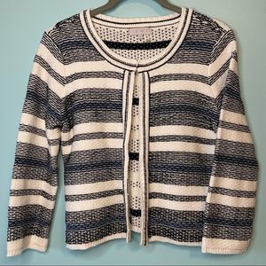1. State Striped Knit Cardigan S